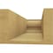 Ekena Millwork 6in. W x 4in. H x 16in. L Asheboro Woodgrain TimberThane Rafter Tail, Primed Tan RFTUR06X04X16ASHRCPR - alternate 2